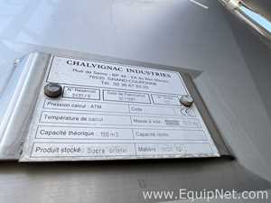 Silo aço inox Chalvignac Industries .  150 Toneladas
