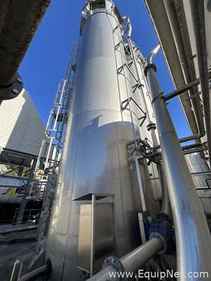 Silo aço inox Chalvignac Industries .  150 Toneladas
