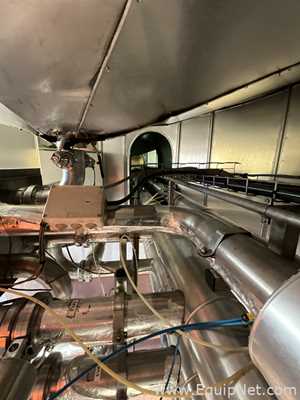 Tanque aço inox Chaudronnerie Tuyauterie .  37000 Litros