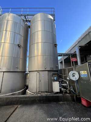 Chaudronnerie Tuyauterie 39000 Litre Vertical Stainless Steel Storage Tank - T4