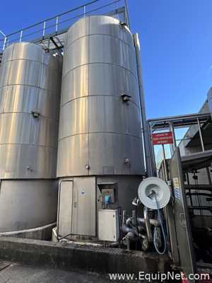Tanque Acero inoxidable Chaudronnerie Tuyauterie .  39000 Litros