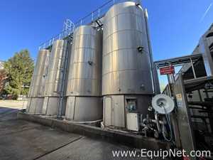 Chaudronnerie Tuyauterie 39000 Litre Vertical Stainless Steel Storage Tank - T4