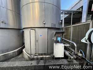 Chaudronnerie Tuyauterie 39000 Litre Vertical Stainless Steel Storage Tank - T4