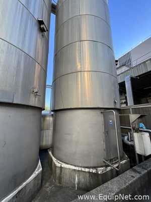 Chaudronnerie Tuyauterie 39000 Litre Vertical Stainless Steel Storage Tank - T4