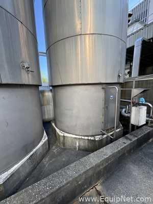 Chaudronnerie Tuyauterie 39000 Litre Vertical Stainless Steel Storage Tank - T4