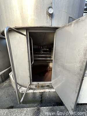 Chaudronnerie Tuyauterie 39000 Litre Vertical Stainless Steel Storage Tank - T4