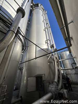 Silo Acero inoxidable Chalvignac Industries .  150 Toneladas
