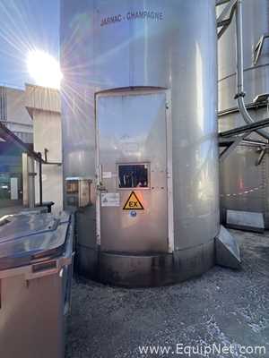 Silo aço inox Chalvignac Industries .  150 Toneladas