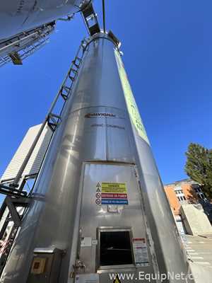 Silo aço inox Chalvignac Industries .  150 Toneladas