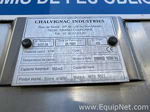 Silo aço inox Chalvignac Industries .  150 Toneladas