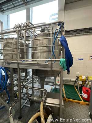 Pierre Guerin 3149 Litre Stainless Steel Mixing Tank
