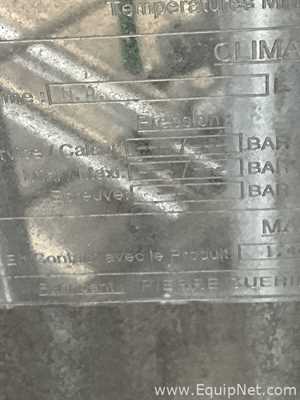 Recipiente de Mistura aço inox Pierre Guerin Melange.  3149 Litros