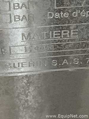 Recipiente de Mistura aço inox Pierre Guerin Melange.  3149 Litros