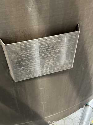 Pierre Guerin 3149 Litre Stainless Steel Mixing Tank