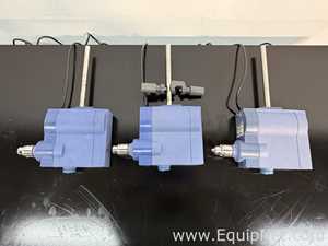Lot of 3 IKA Eurostar PWR CV S1 and IKA RW20.n S1 Lab Mixers