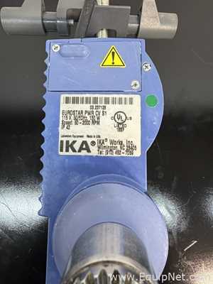 Lot of 3 IKA Eurostar PWR CV S1 and IKA RW20.n S1 Lab Mixers