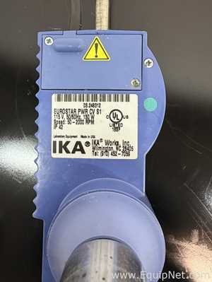 Lot of 3 IKA Eurostar PWR CV S1 and IKA RW20.n S1 Lab Mixers