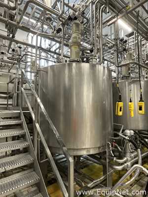 Circa 3000 Litre Stainless Steel Mixing Tank