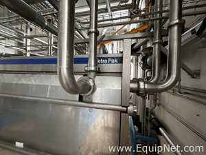 Alfa Laval Tetra Pak C10-KSM 993 Litre Stainless Steel Plate and Frame Heat Exchanger w Flow Meter