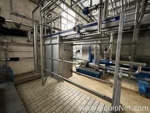 Alfa Laval Tetra Pak C10-KSM 993 Litre Stainless Steel Plate and Frame Heat Exchanger w Flow Meter