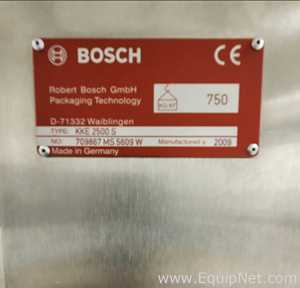 One Lot of Two Bosch GKF-2500 Capsule Fillers and Two Bosch GKF-2500 Capsule Checkweighers