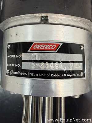 Lot of 4 Chemineer Greerco 1L Tabletop Homogenizer Mixers