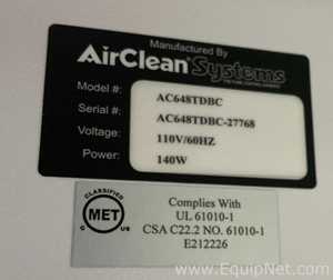 PCR e Termociclador AirClean Systems AC648TDBC