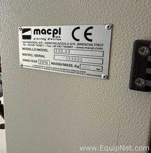 Maquinaria para Textiles Macpi s.p.a 335.49