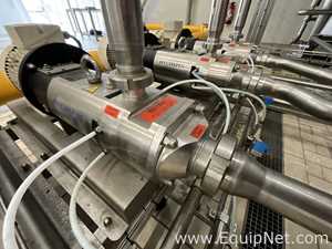Jung Process Systems Hyghspin 70 Stainless Steel Contact Parts Twin Screw Pump
