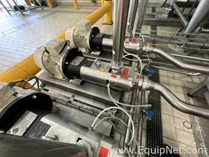 Jung Process Systems Hyghspin 70 Stainless Steel Contact Parts Twin Screw Pump