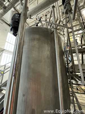 Chaudronnerie Tuyauterie Circa 3000 Litre Stainless Steel Mixing Tank