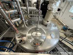 Chaudronnerie Tuyauterie Circa 3000 Litre Stainless Steel Mixing Tank