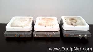 Lot of 3 Corning Hot Plate Stirrers