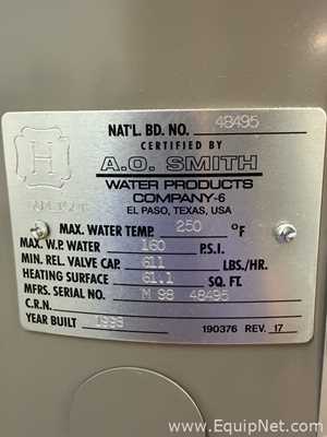 Calentador por Gas, Petróleo, Carbón, Electricidad A.O. Smith Co. HW 520 932