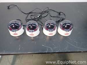 Lot of 4 USA Micro Centrifuges