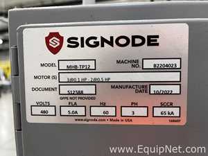 Signode MHB-TP12 Bulk Pallet Unitizer for PET Containers and Cans