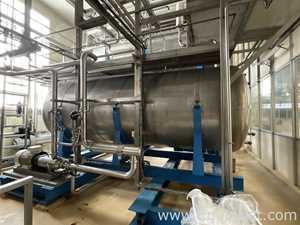 Villanova 15000 Litre Stainless Steel Horizontal Syrup Storage Tank - S