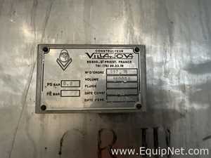 Villanova 15000 Litre Stainless Steel Horizontal Syrup Storage Tank - S