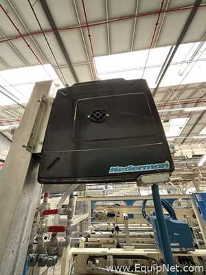 Nederman Hose Reel and Prevost Air Line Reel on Stand