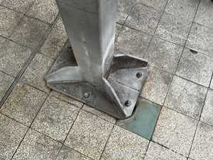 Nederman Hose Reel and Prevost Air Line Reel on Stand