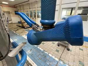 Nederman Hose Reel and Prevost Air Line Reel on Stand