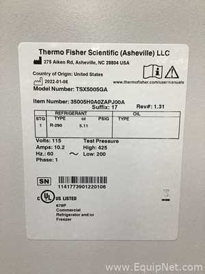 Thermo Scientific TSX5005GA Double Doors Refrigerator