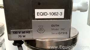 lote de  4 Analisador Guth Laboratories 34C