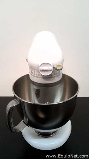 KitchenAid KSM150PSWW Artisan Series 5 Quart Tilt-Head Stand Mixer with Attachments
