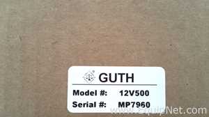 Lote de 11 Equipo de calibración Guth Laboratories 12V500