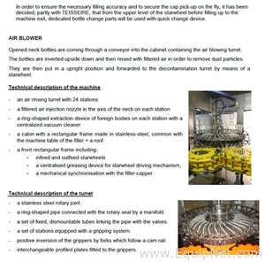 Unused Serac R36B12/1620 Ultra Clean Rotary Bottle Rinsing Filling Capping Machine for Liquids