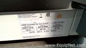 VWR Gr Con 2.6CF Double Stacked Incubators