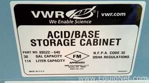 VWR 30 Gallon Acid Base Storage Cabinet