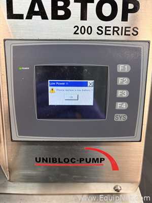 Unibloc Pump Inc LabTop 200 Sanitary Stainless-Steel Positive Displacement Rotary Lobe Pump System