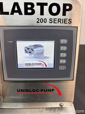Unibloc Pump Inc LabTop 200 Sanitary Stainless-Steel Positive Displacement Rotary Lobe Pump System